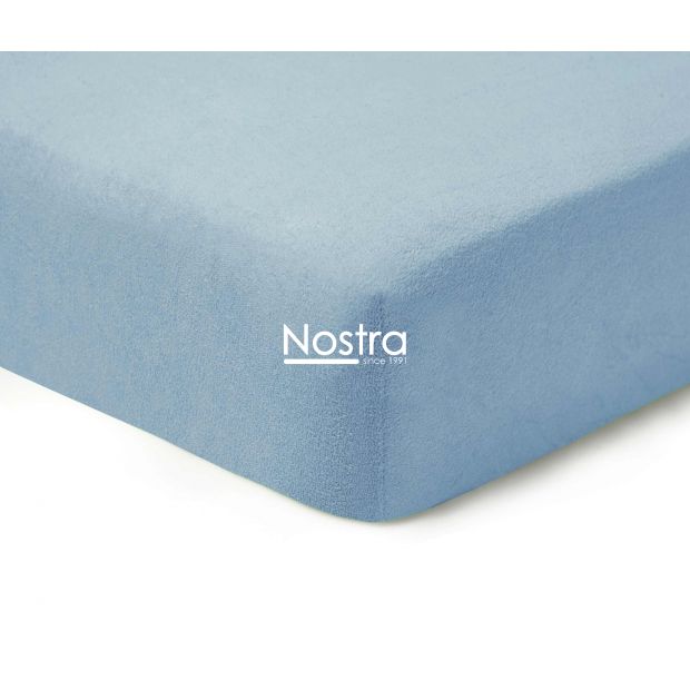 Fitted terry sheets TERRYBTL-LIGHT BLUE