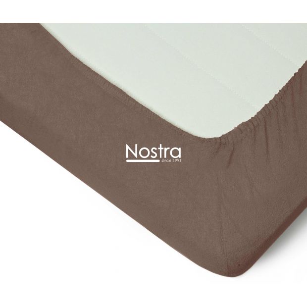 Fitted terry sheets TERRYBTL-CHOCOLATE 120x200 cm