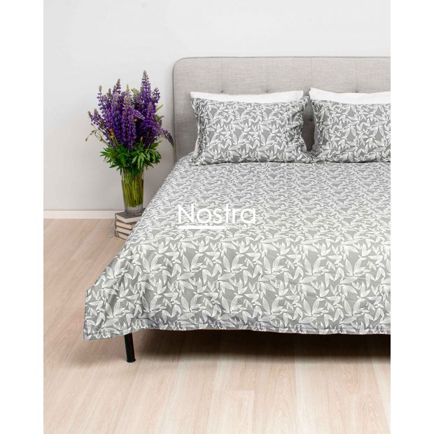 Sateen bedding set AMORA 40-1421-LIGHT GREY