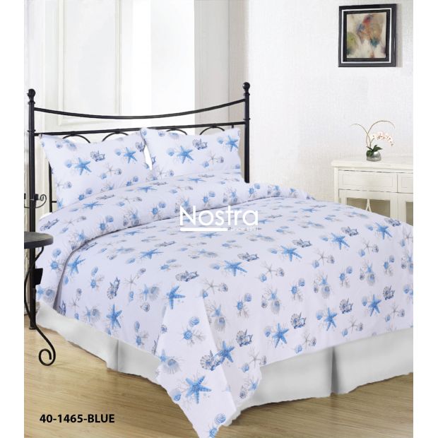 Постельное бельё из бязи DANIKA 40-1465-BLUE 200x220, 70x70 cm