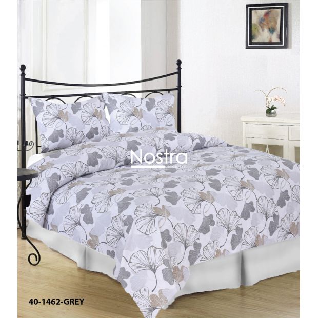 Cotton bedding set DAMARIS 40-1462-GREY 200x220, 70x70 cm