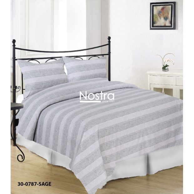 Cotton bedding set DRAYA 30-0787-SAGE