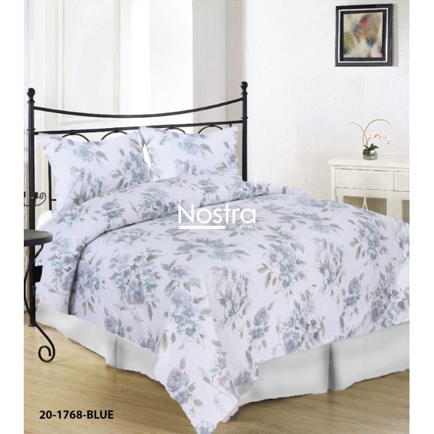 Cotton bedding set DANNI 20-1768-BLUE