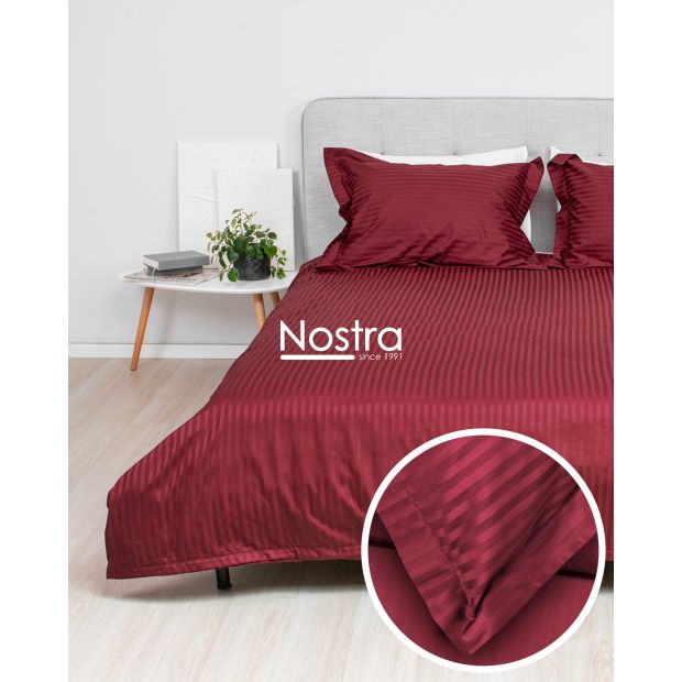 EXCLUSIVE bedding set TAYLOR 00-0412-1 WINE RED MON 220x240, 50x70 cm