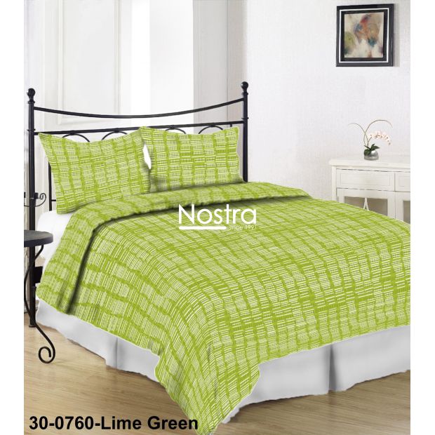 Burzīta gultas veļa ELLEN 30-0760-LIME GREEN