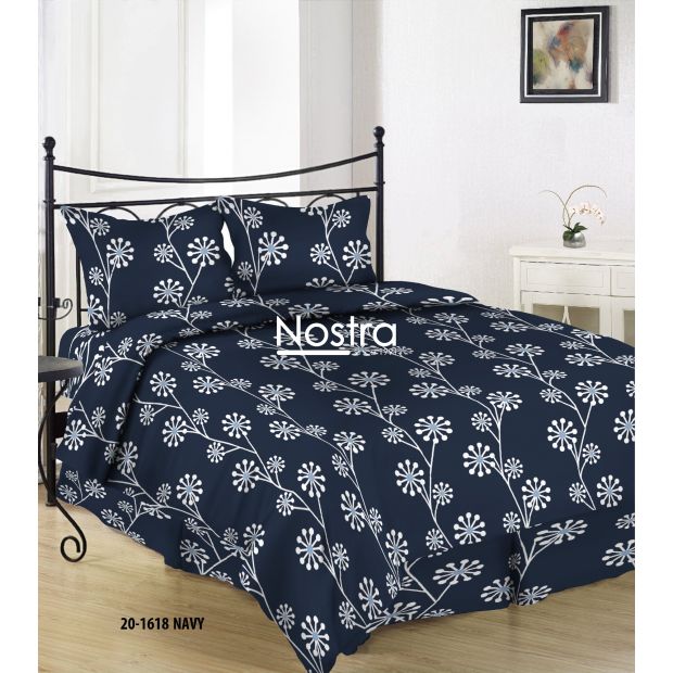 Sateen bedding set ADANA 20-1618-NAVY