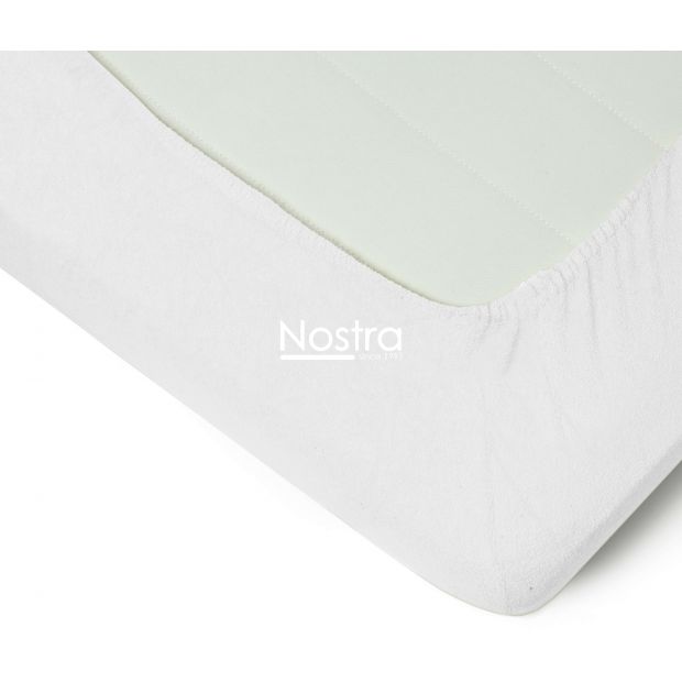 Fitted terry sheets TERRYBTL-OPTIC WHITE 120x200 cm