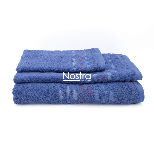 3 piece towel set T0183 T0183-PALACE BLUE 124