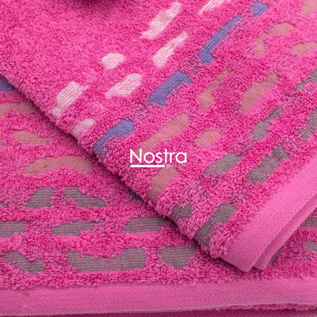 3 piece towel set T0183 T0183-FUCHSIA 287