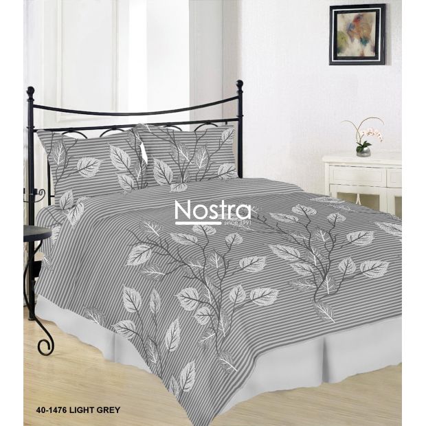 Cotton bedding set DAELYN 40-1476-LIGHT GREY