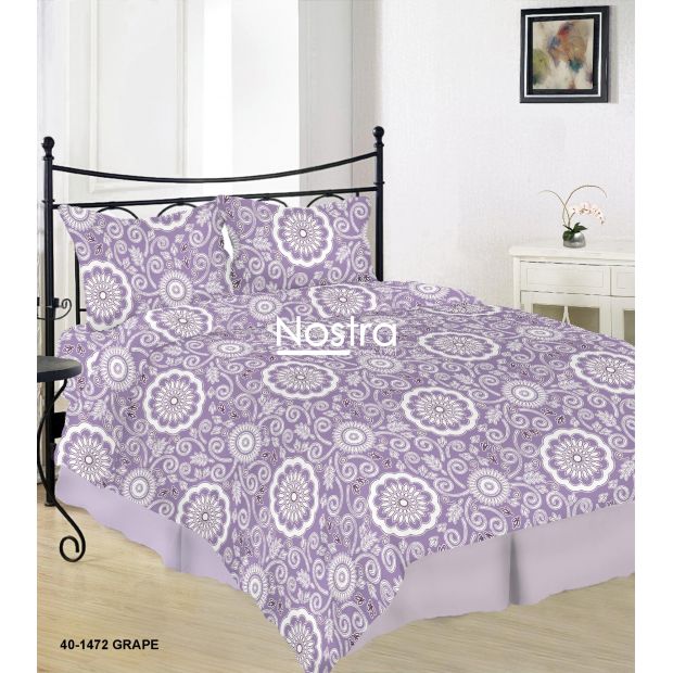 Постельное бельё из бязи DULCE 40-1472-GRAPE 200x220, 70x70 cm