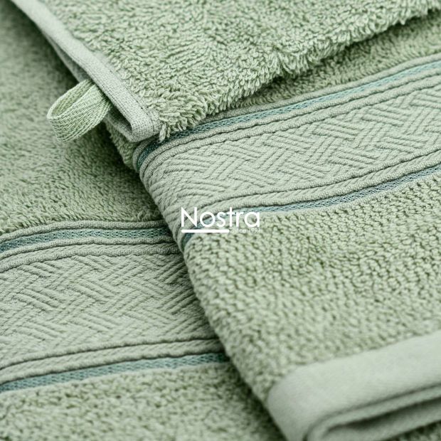 3 piece towel set T0184 T0184-PALE OLIVE 398