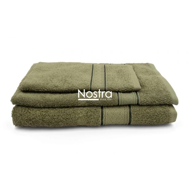 3 piece towel set T0184 T0184-MOSS GREEN 399