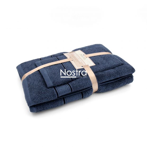 3 piece towel set T0184 T0184-INSIGNIA BLUE 331 30x50, 50x70, 70x140 cm