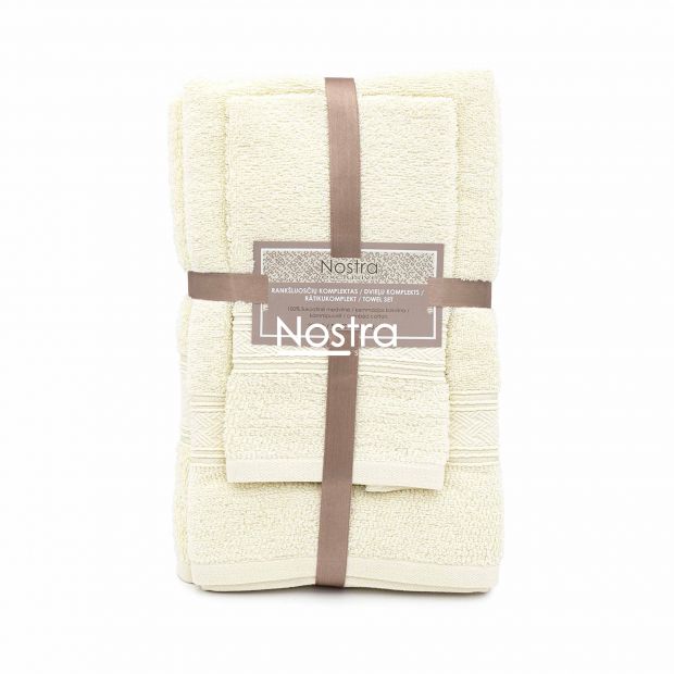 3 piece towel set T0184 T0184-VANILLA 183