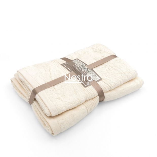 Bambusa dvieļu komplekts BAMBOO-600 T0105-VANILLA