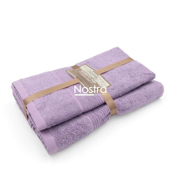 Bambusa dvieļu komplekts BAMBOO-600 T0105-SOFT LILAC