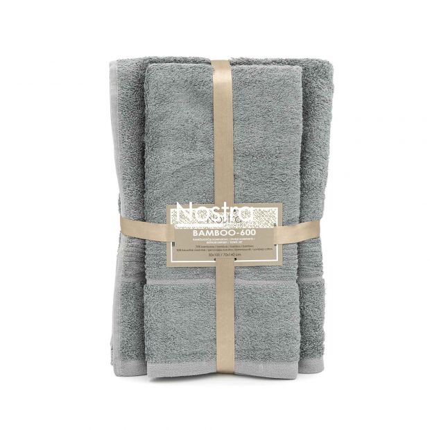 Bamboo towels set BAMBOO-600 T0105-FROST GREY