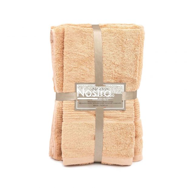 Bamboo towels set BAMBOO-600 T0105-CORAL SANDS