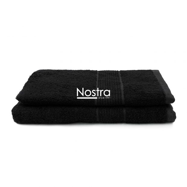 Bamboo towels set BAMBOO-600 T0105-BLACK 50x100, 70x140 cm