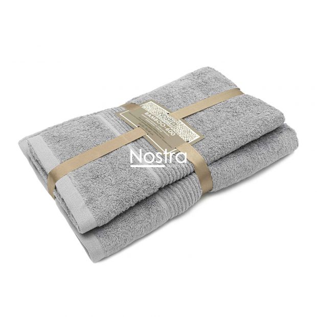 Bamboo towels set BAMBOO-600 T0105-ASH GREY 50x100, 70x140 cm