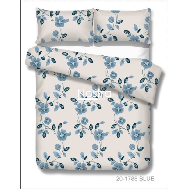 Cotton bedding set DEACON 20-1788-BLUE