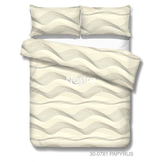 Polycotton bedding set GEOMETRY 30-0781-PAPYRUS 140x200, 50x70 cm