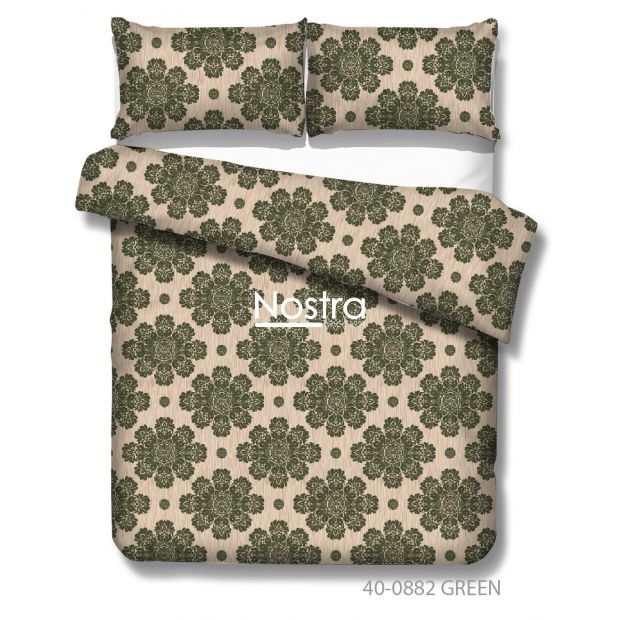 Sateen bedding set ALEXIS 40-0882-GREEN