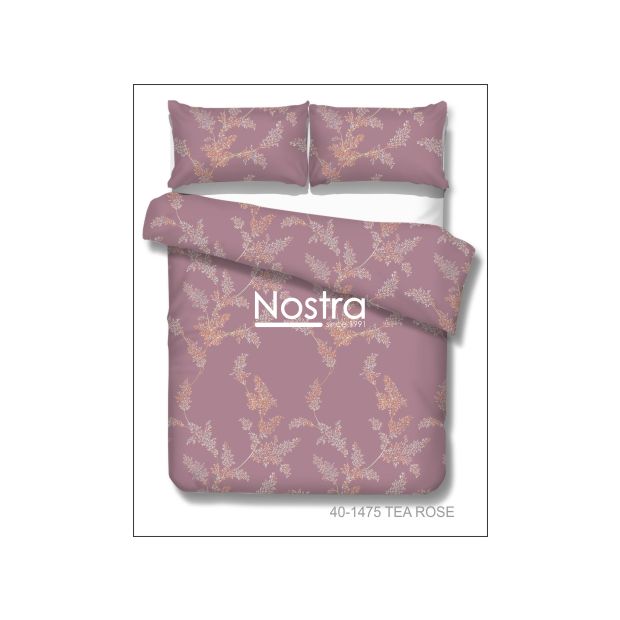 Cotton bedding set DAKODA 40-1475-TEA ROSE 200x220, 70x70 cm