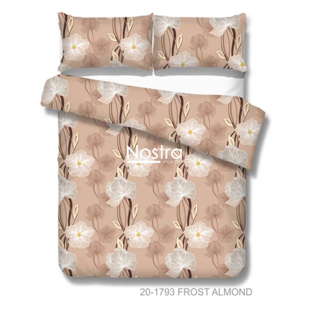 Cotton bedding set DEBORAH 20-1793-FROST ALMOND 140x200, 50x70 cm