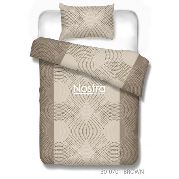 Cotton bedding set DALEYSA 30-0701-BROWN