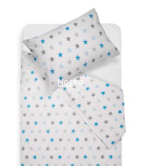 Children bedding set STARS 10-0052-LIGHT GREY LIGHT BLUE 10-0052-LIGHT GREY LIGHT BLUE