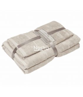 Bamboo towels set BAMBOO-600 T0105-LIGHT BROWN