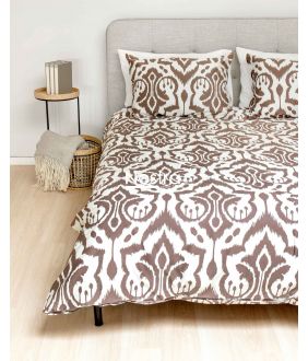 PREMIUM maco sateen bedding set CHARLEE 40-1275-CACAO 40-1275-CACAO