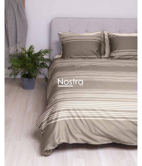 PREMIUM maco sateen bedding set CADENCE 30-0683-CACAO 30-0683-CACAO