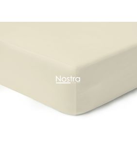 Fitted sateen sheets 00-0400-L.CREAM 00-0400-L.CREAM