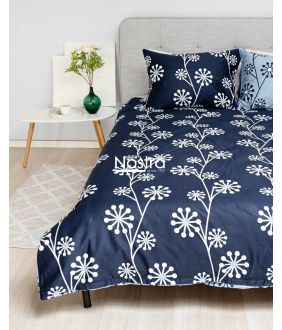 Sateen bedding set ADANA 20-1618-BLUE NAVY 20-1618-BLUE NAVY