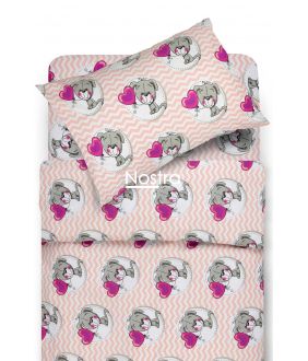 Children bedding set DOG IN LOVE 10-0648-PINK 10-0648-PINK