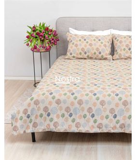 Flannel bedding set BLAKE 40-1435-BLUE 40-1435-BLUE