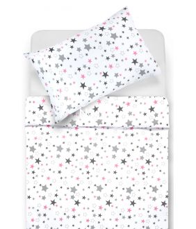 Children bedding set STARRY SKY 10-0475-WHITE PINK 10-0475-WHITE PINK