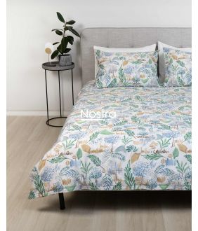 Sateen bedding set ALESSANDRA 40-1419-GREEN 40-1419-GREEN