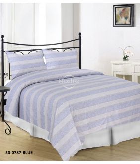 Kokvilnas gultas veļa DRAYA 30-0787-BLUE