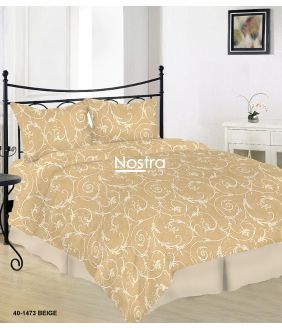 Cotton bedding set DAHLIA 40-1473-BEIGE