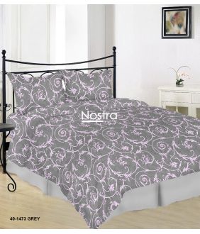 Cotton bedding set DAHLIA 40-1473-GREY