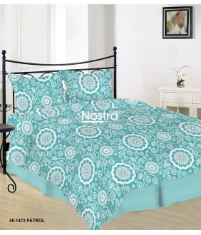 Cotton bedding set DULCE 40-1472-PETROL