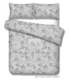 Polycotton bedding set FLOWERS 20-1722-LIGHT GREY 20-1722-LIGHT GREY