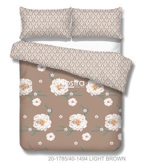 Gultas veļas komplekts ZIEDI 20-1785/40-1494-LIGHT BROWN 20-1785/40-1494-LIGHT BROWN