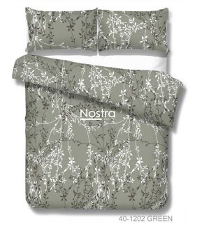 Polycotton bedding set ABSTRACT 40-1202-GREEN