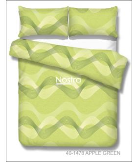 Cotton bedding set DOLLY 40-1478-APPLE GREEN