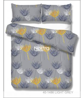 Polycotton bedding set ABSTRACT 40-1486-LIGHT GREY